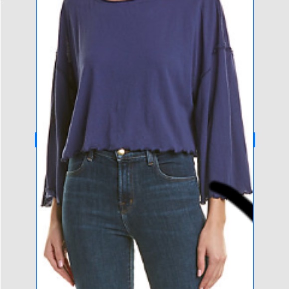 🔴❌‼️sold🆕Free people cotton crop top SZ M - Picture 7 of 8